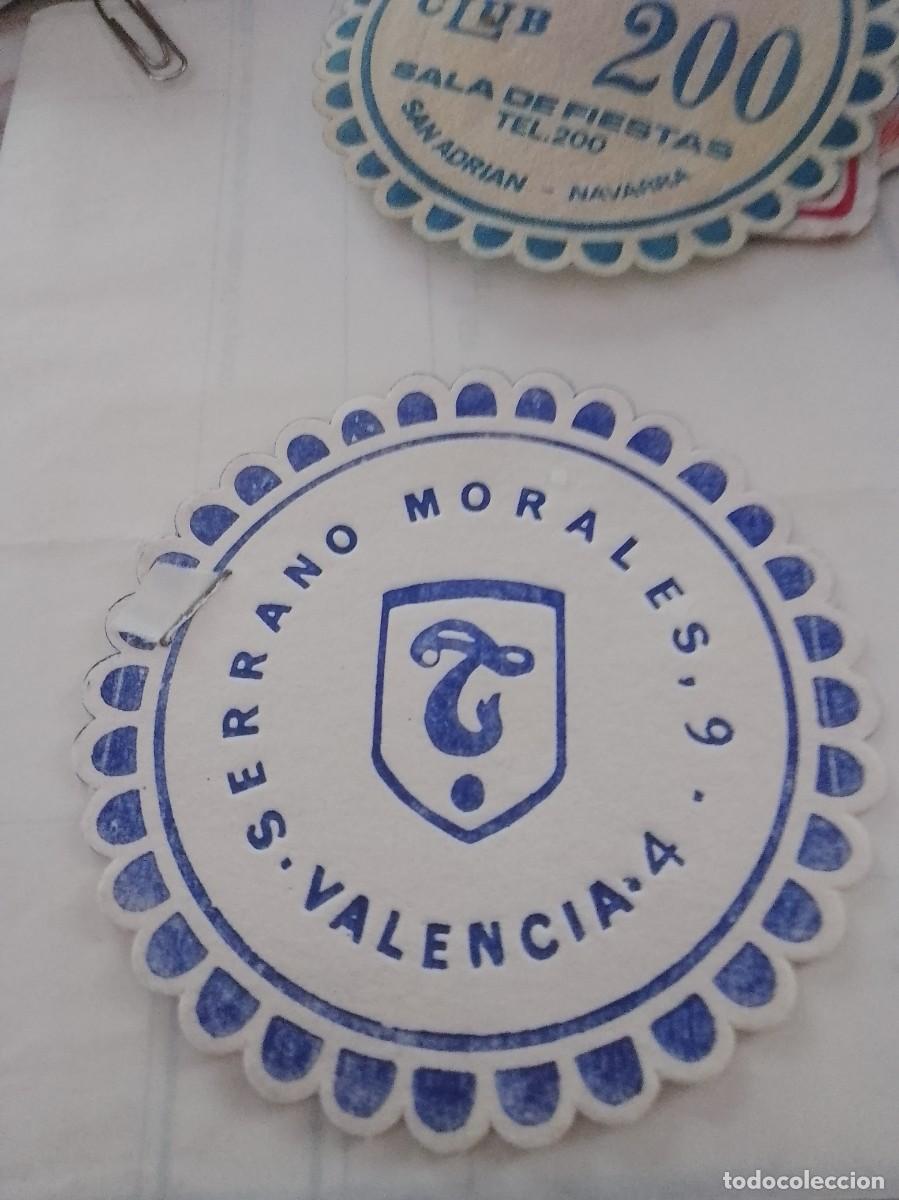 Otros art&iacute;culos de coleccionismo en papel: Posavaso a&ntilde;os 50/60 serrano morales valencia