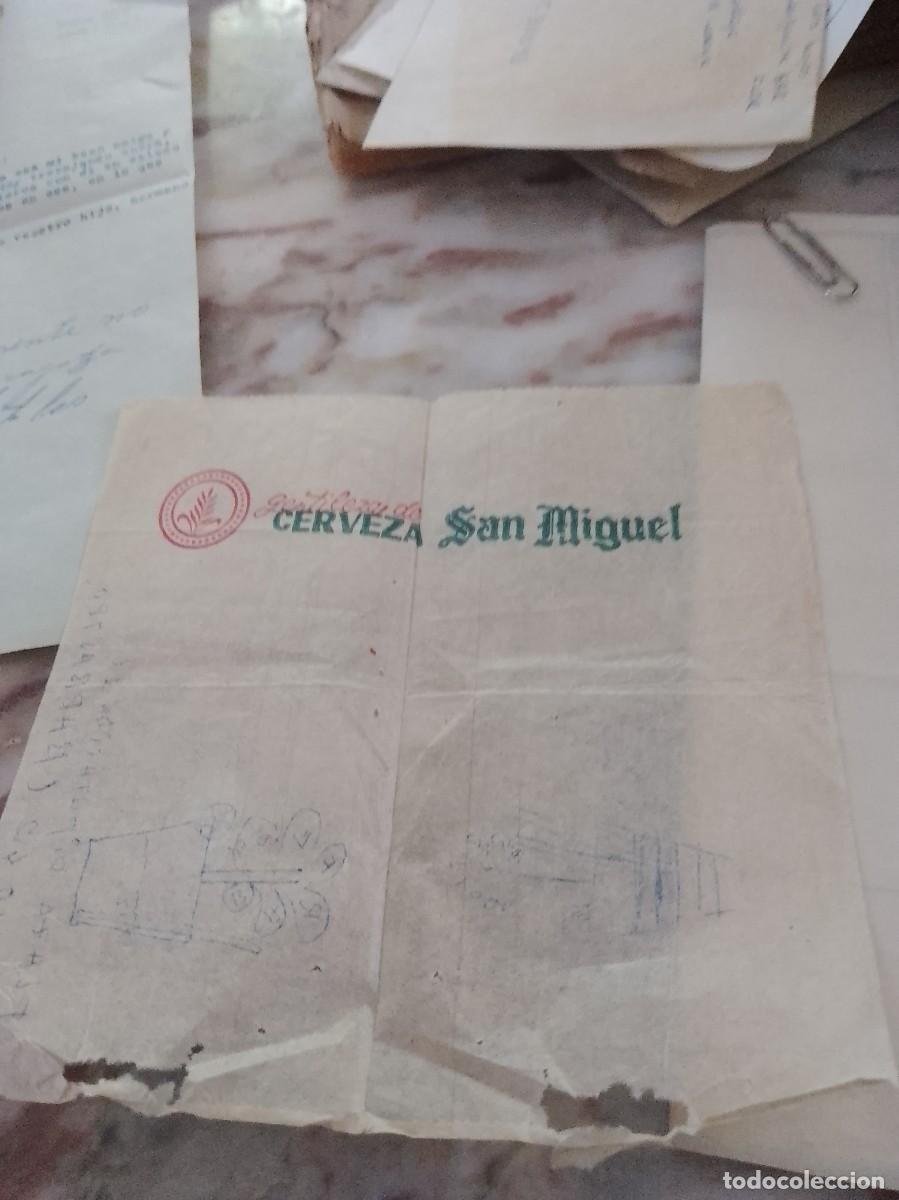 Otros art&iacute;culos de coleccionismo en papel: Servilleta a&ntilde;os 50 cerveza san Miguel
