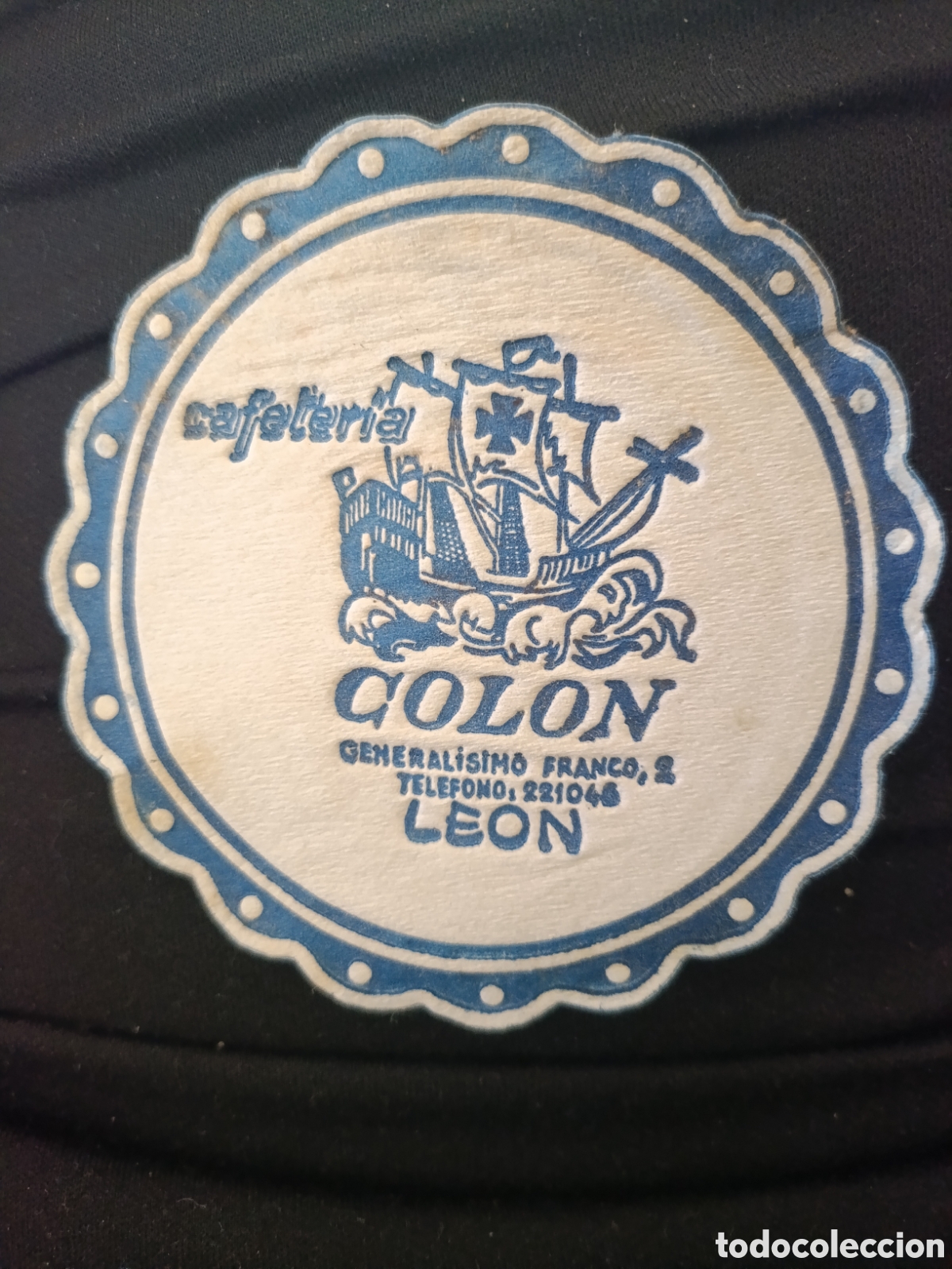 Otros art&iacute;culos de coleccionismo en papel: CAFETER&Iacute;A COLON LE&Oacute;N [ POSA-VASOS A&Ntilde;OS 50-60 ]