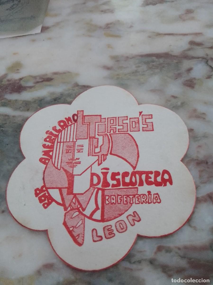 Otros art&iacute;culos de coleccionismo en papel: Posavaso discoteca bar americano le&oacute;n ltirsos