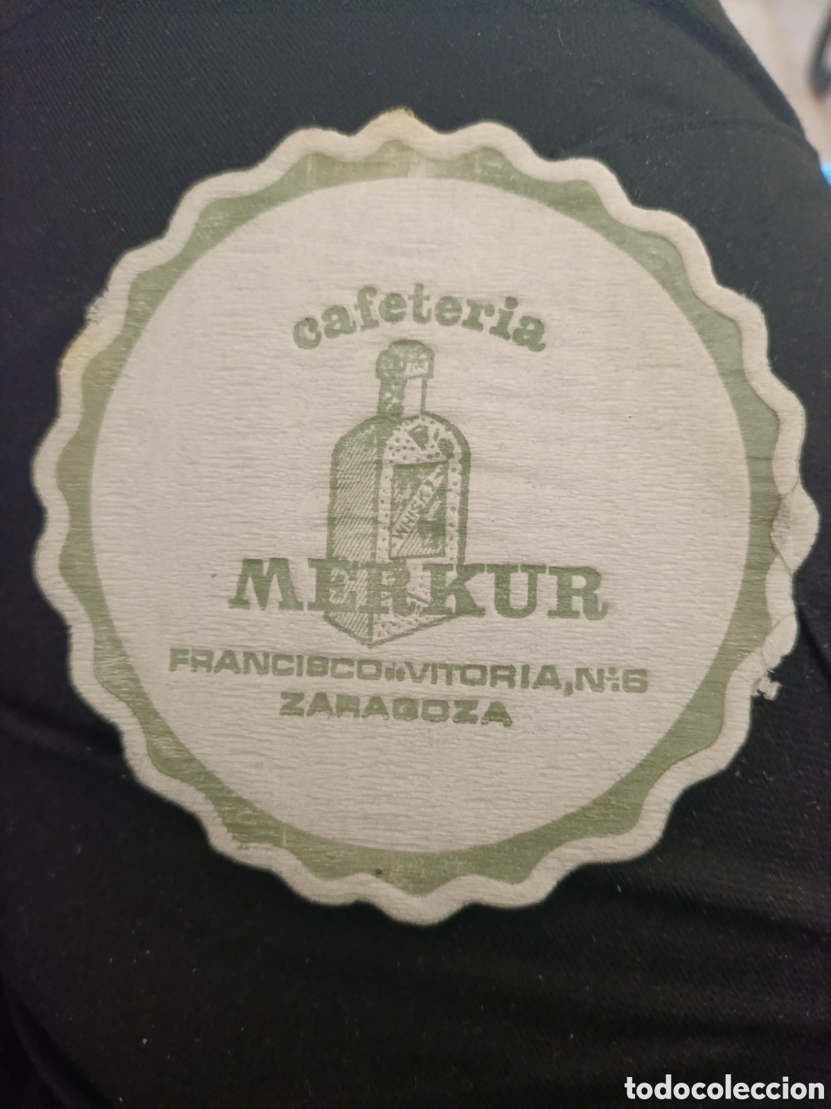 Otros art&iacute;culos de coleccionismo en papel: CAFETER&Iacute;A MELKUR ZARAGOZA [ POSA-VASOS A&Ntilde;OS 50-60 ]