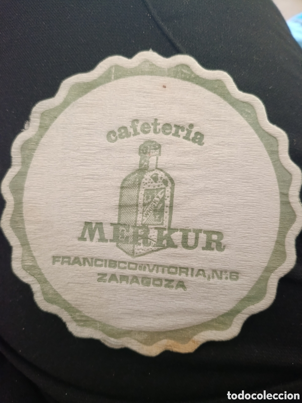 Otros art&iacute;culos de coleccionismo en papel: CAFETER&Iacute;A MELKUR ZARAGOZA [ POSA-VASOS A&Ntilde;OS 50-60 ]