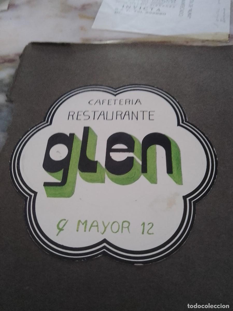 Collectionnisme Papier divers: Cafeter&iacute;a restaurante Glen c mayor