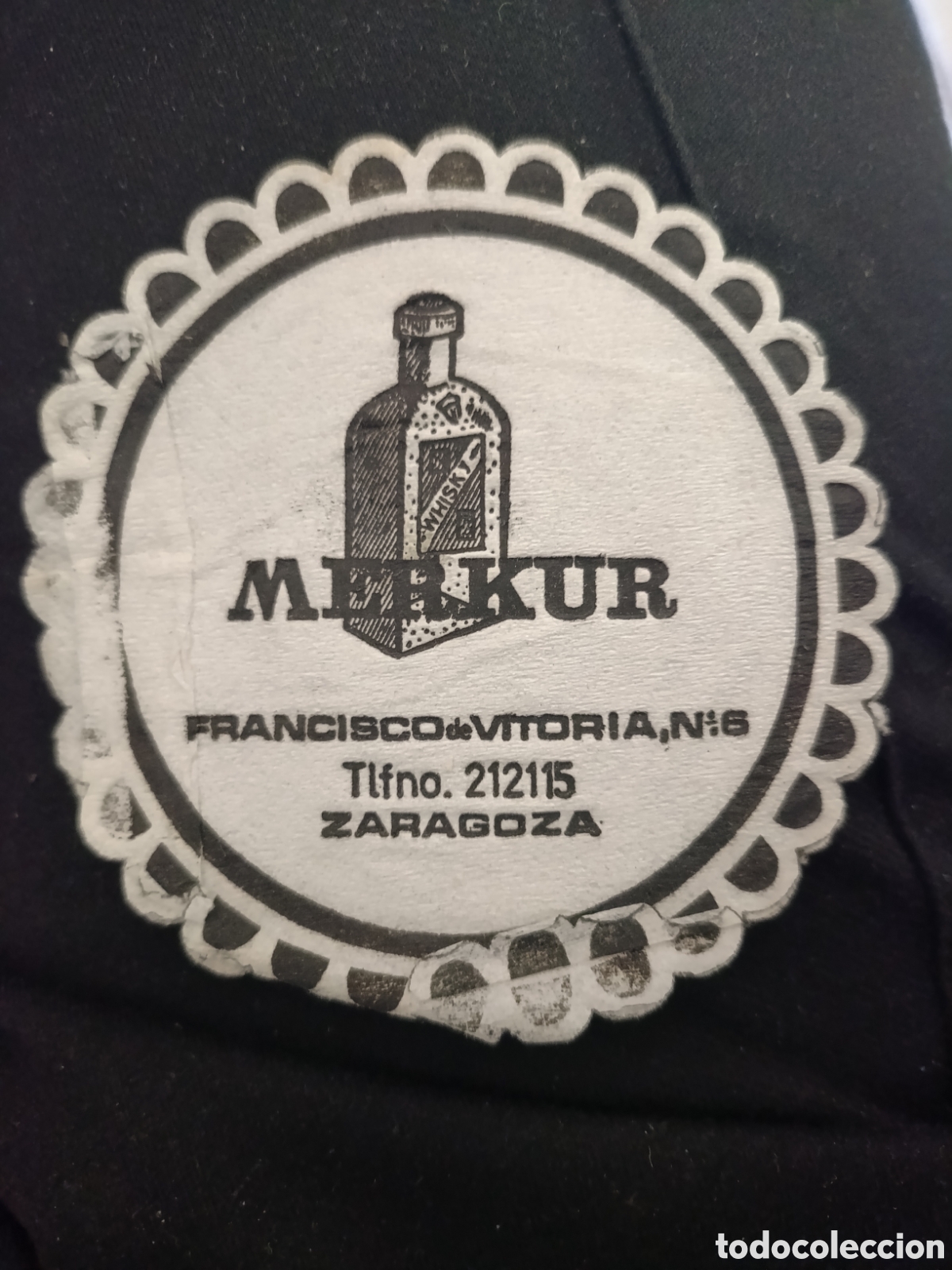 Otros art&iacute;culos de coleccionismo en papel: Melkur ZARAGOZA [ POSA-VASOS A&Ntilde;OS 50-60 ]