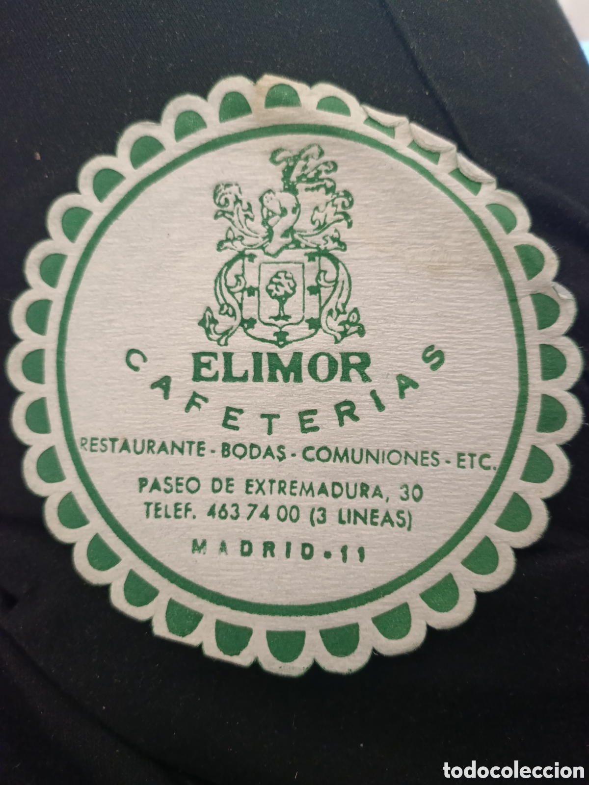Otros art&iacute;culos de coleccionismo en papel: EL LIMOR CAFETER&Iacute;AS MADRID [ POSA-VASOS A&Ntilde;OS 50-60 ]