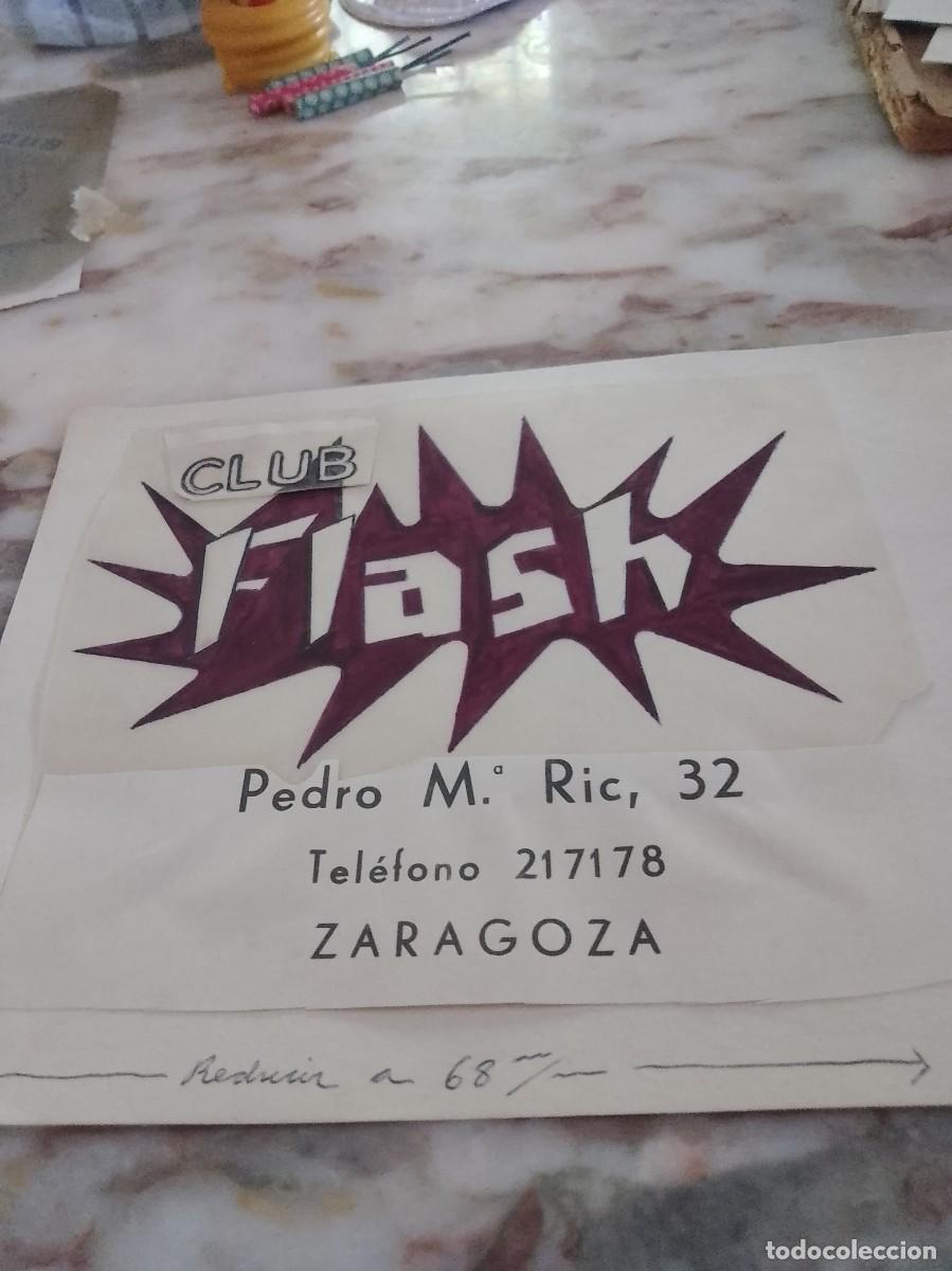 Otros art&iacute;culos de coleccionismo en papel: Club flash Zaragoza prototipo