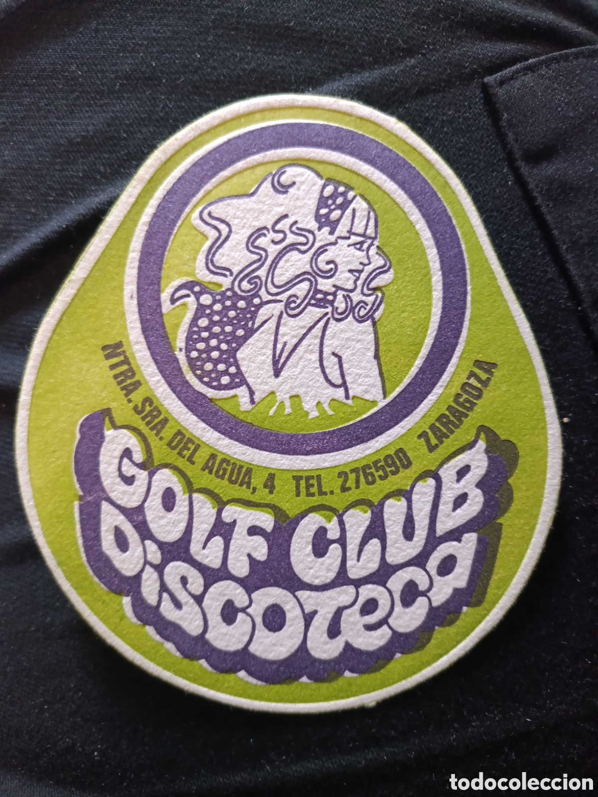 Otros art&iacute;culos de coleccionismo en papel: Golf club discoteca Zaragoza [ POSAVASOS A&Ntilde;OS 50-60 ]