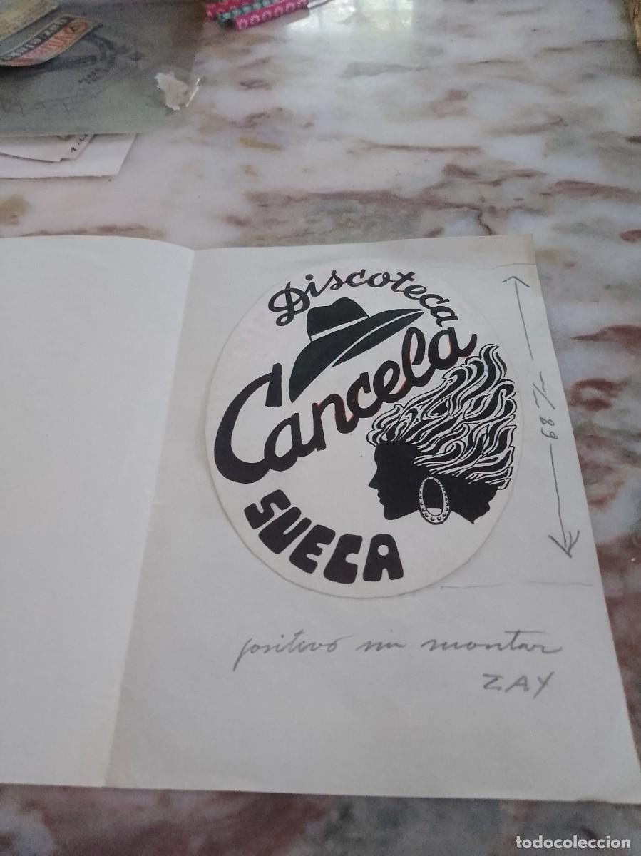 Otros art&iacute;culos de coleccionismo en papel: Discoteca cancela sueca a&ntilde;os 50, 60, unico