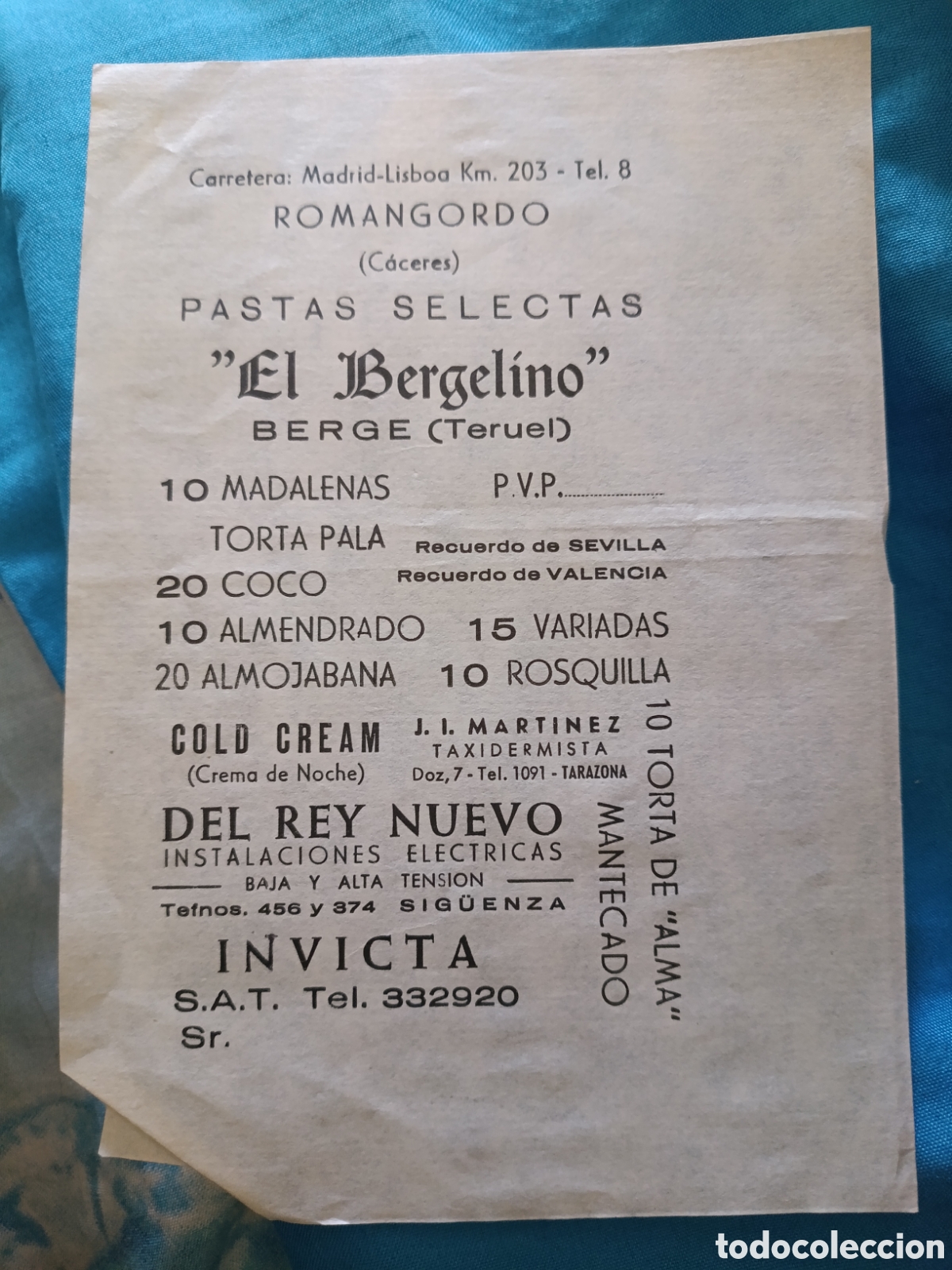 Otros art&iacute;culos de coleccionismo en papel: Recorte el verdelino verge teruel