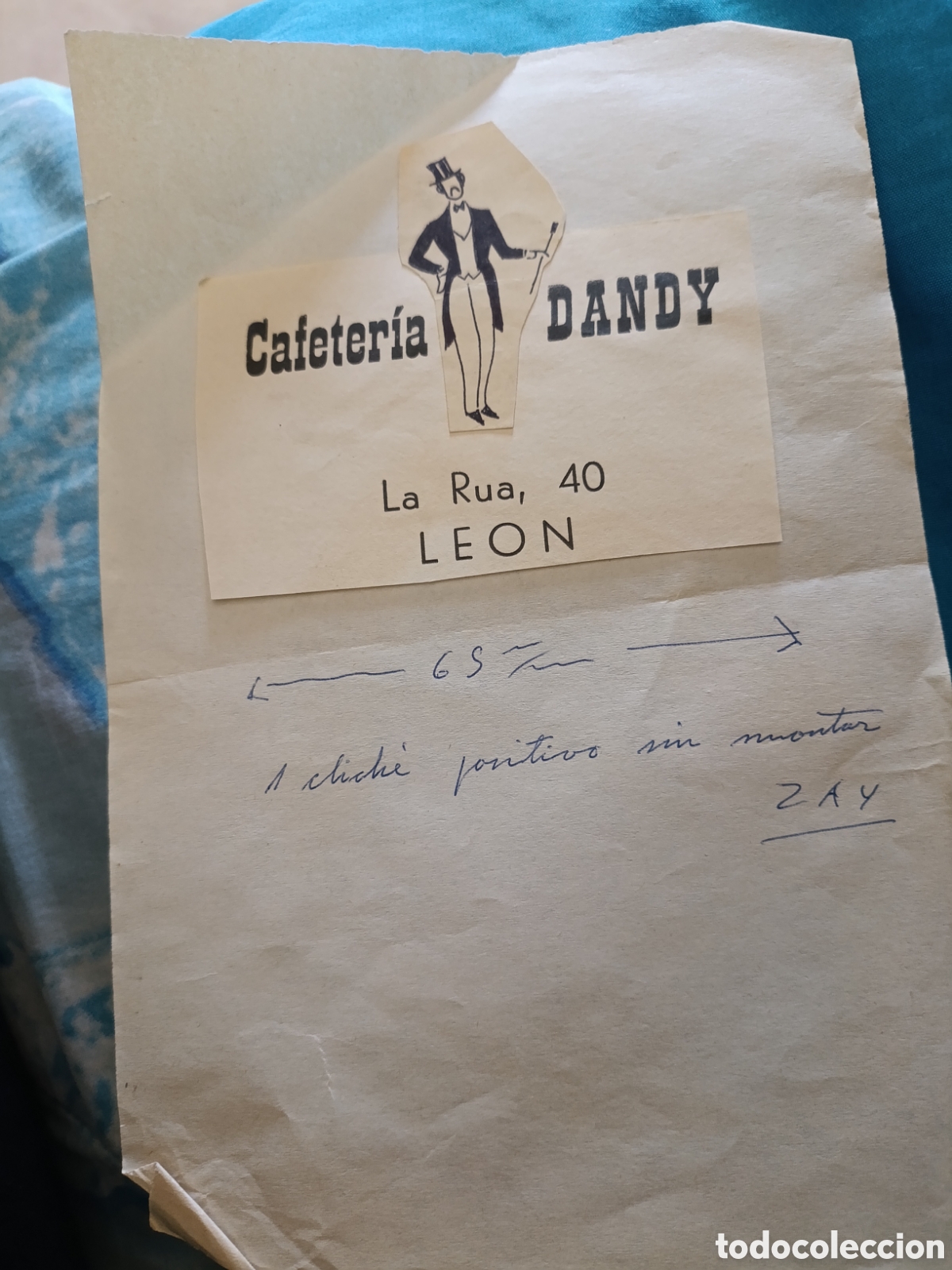 Otros art&iacute;culos de coleccionismo en papel: RECORTE CAFETER&Iacute;A DANDY LE&Oacute;N