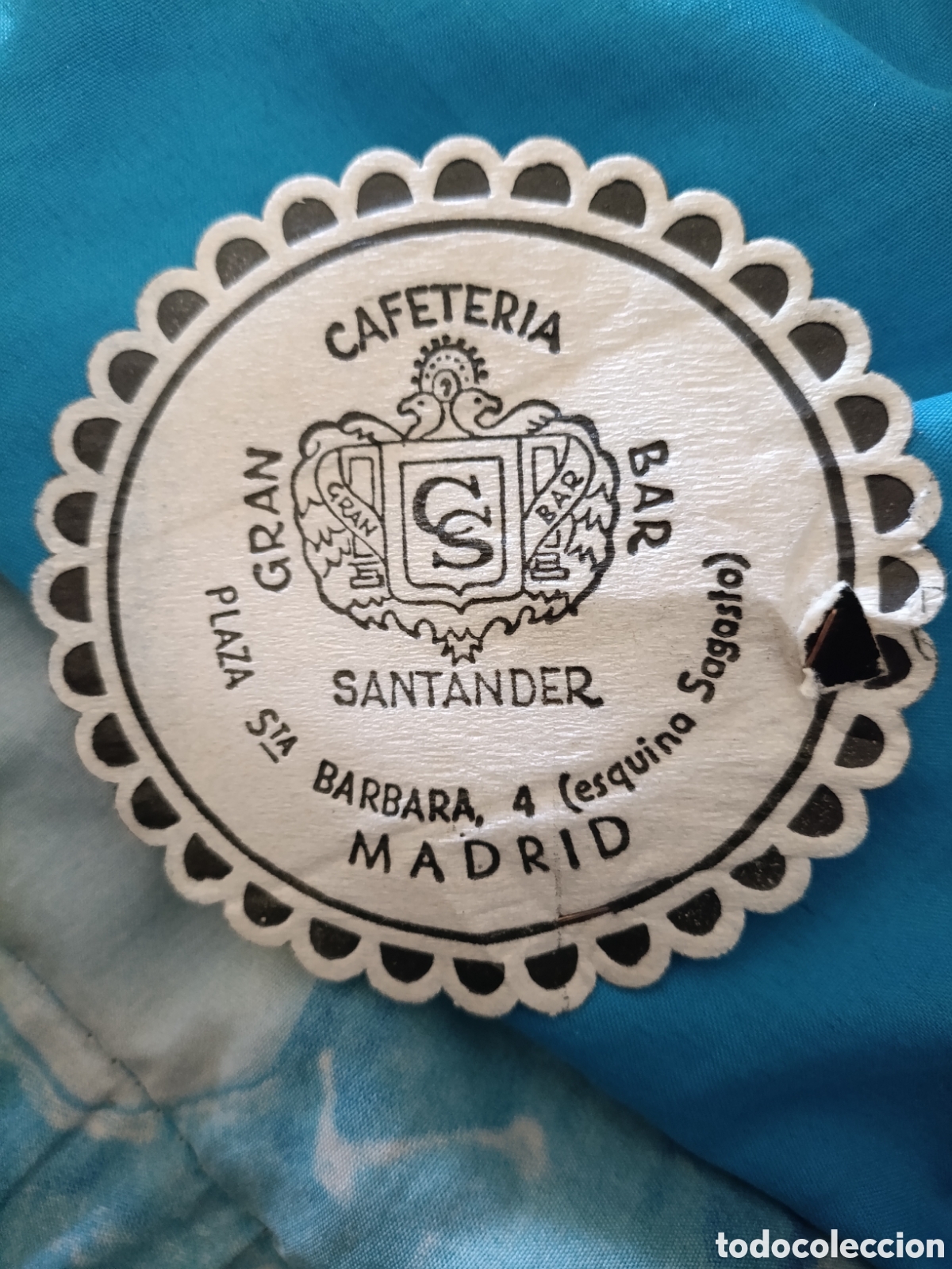 Otros art&iacute;culos de coleccionismo en papel: CAFETER&Iacute;A GRAN BAR SANTANDER MADRID POSAVASOS A&Ntilde;OS 50-60