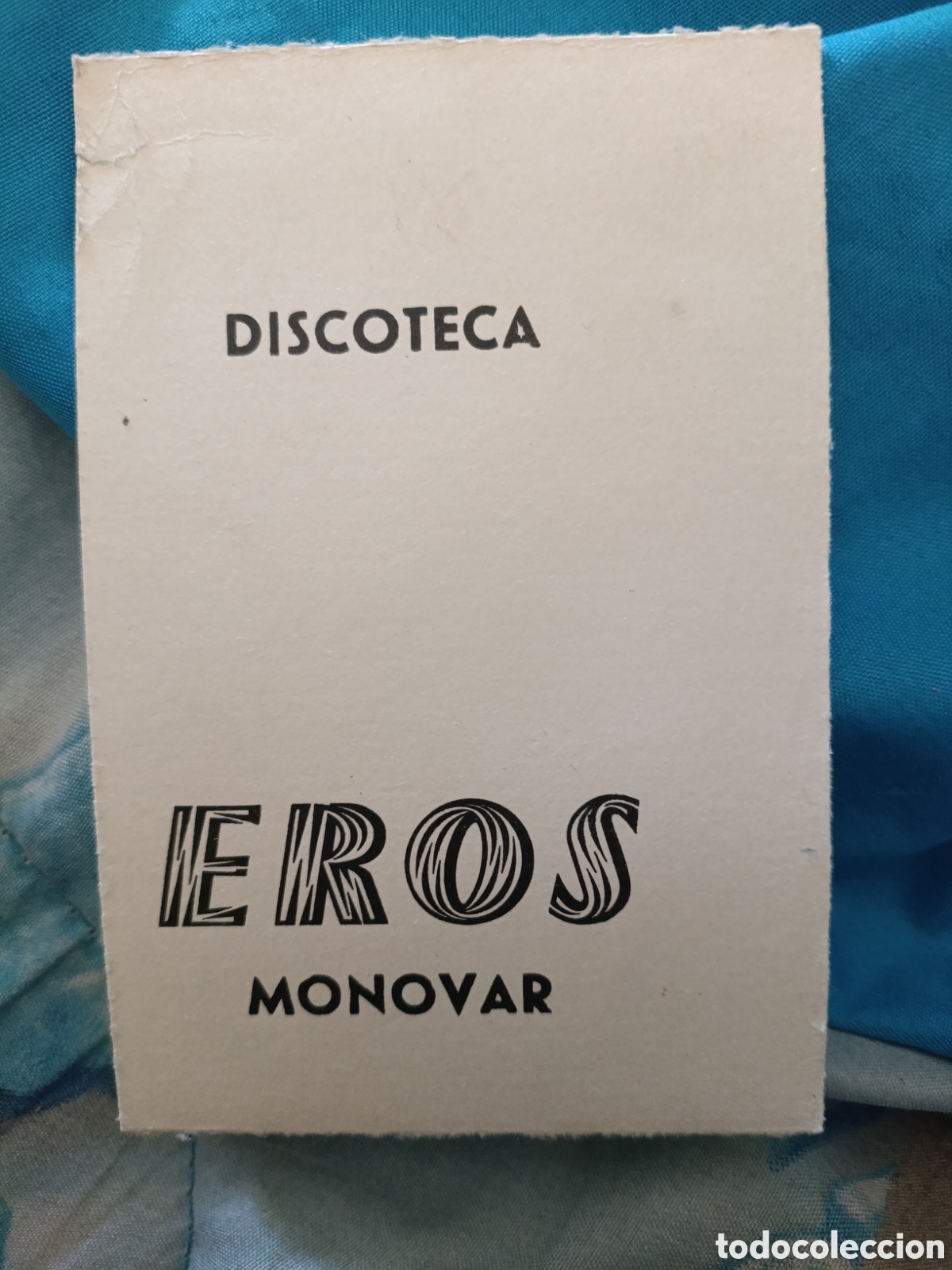 Otros art&iacute;culos de coleccionismo en papel: DISCOTECA EROS MON&Oacute;VAR