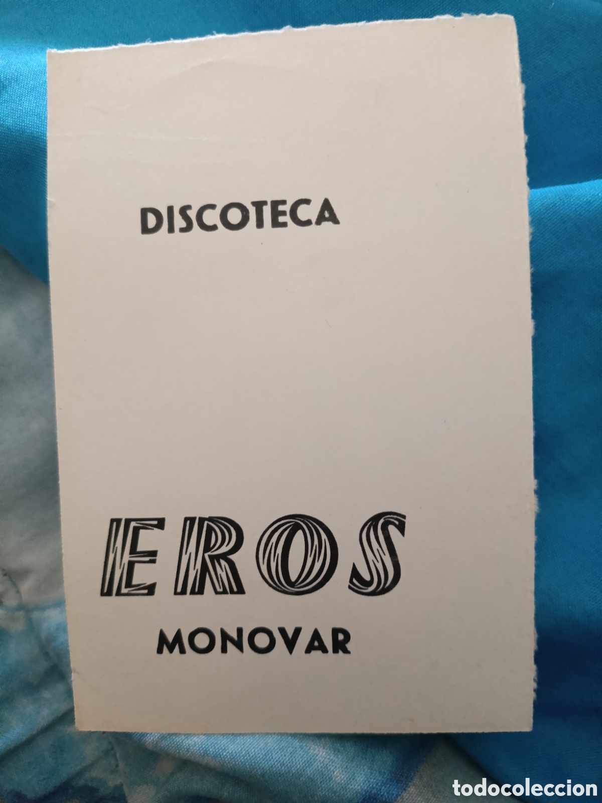 Otros art&iacute;culos de coleccionismo en papel: DISCOTECA EROS MON&Oacute;VAR
