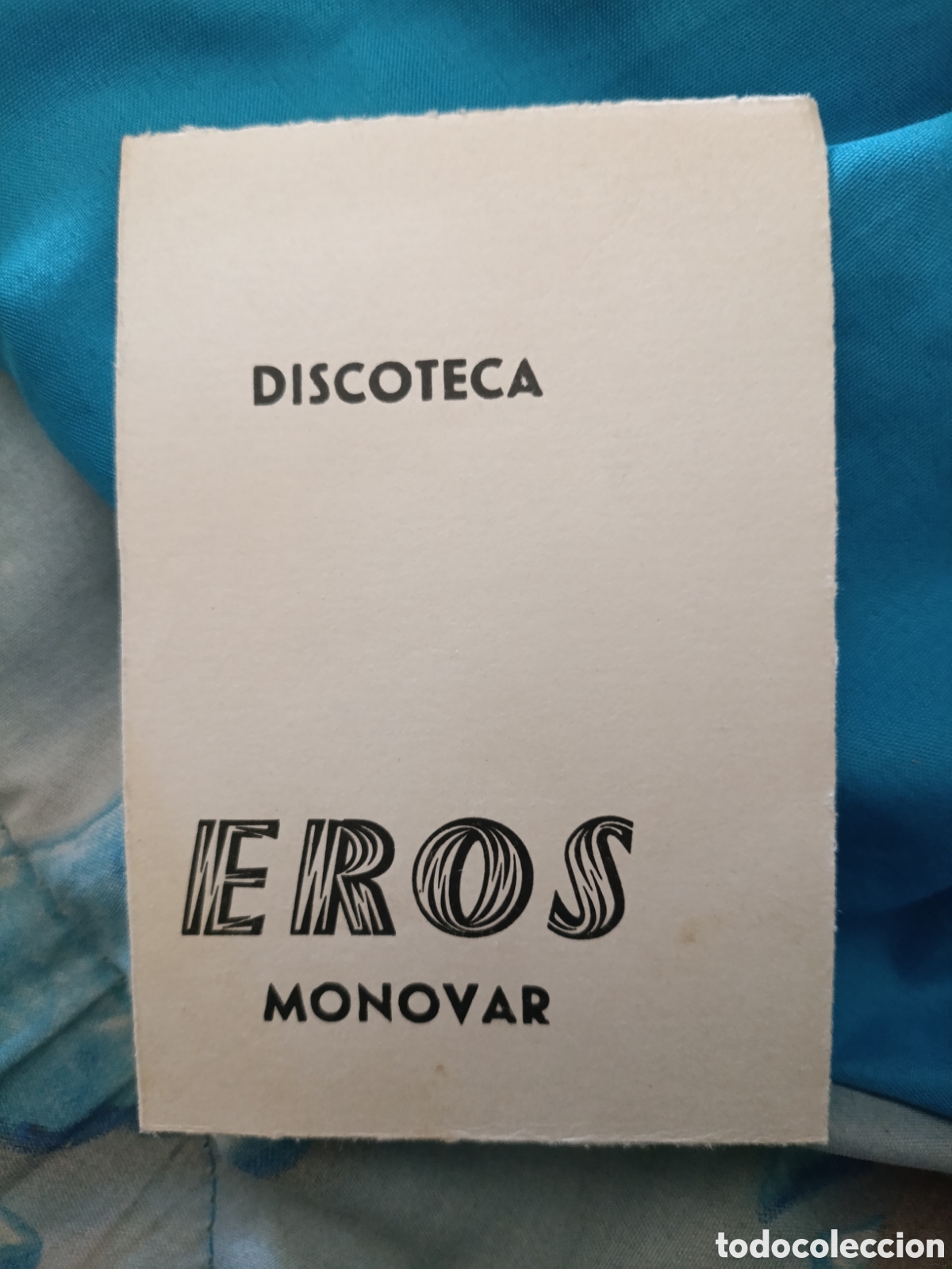 Otros art&iacute;culos de coleccionismo en papel: DISCOTECA EROS MON&Oacute;VAR