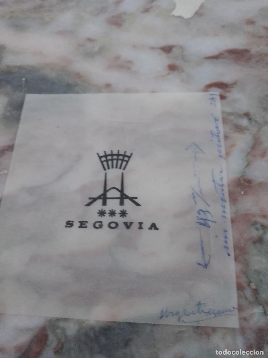 Otros art&iacute;culos de coleccionismo en papel: Hotel Segovia recorte