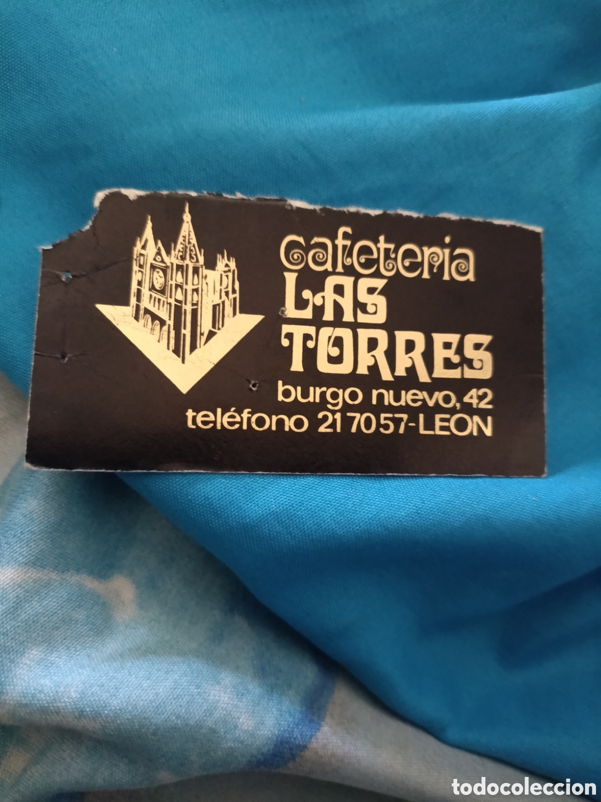 Otros art&iacute;culos de coleccionismo en papel: CAFETER&Iacute;A LAS TORRES LEON