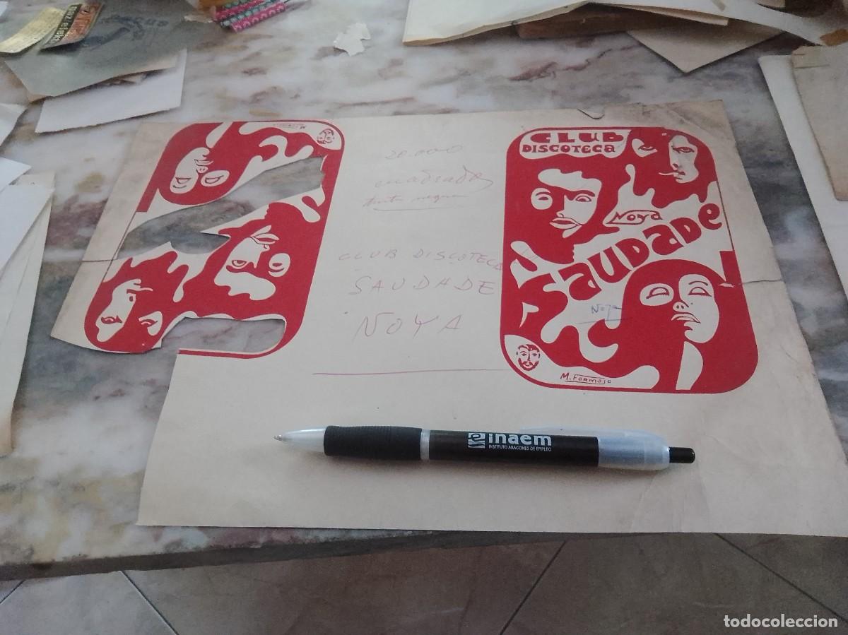 Otros art&iacute;culos de coleccionismo en papel: Discoteca club noya saudade unico