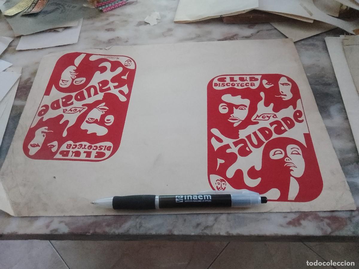 Otros art&iacute;culos de coleccionismo en papel: Discoteca saudade a&ntilde;os 60,70