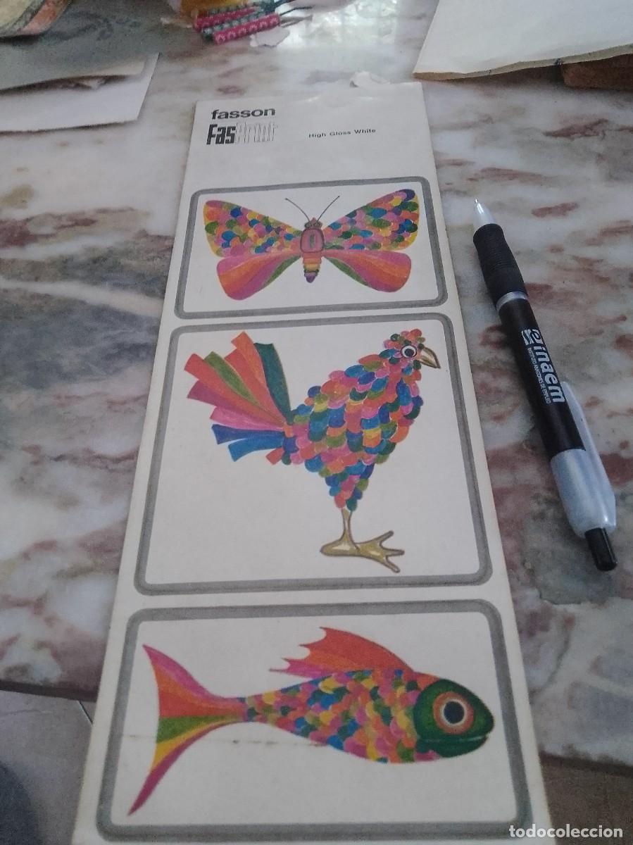 Otros art&iacute;culos de coleccionismo en papel: Fasson fasprint high gloss while
