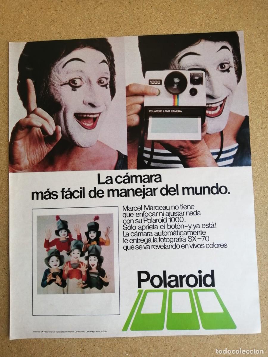 Otros art&iacute;culos de coleccionismo en papel: ANUNCIO. POLAROID 1000