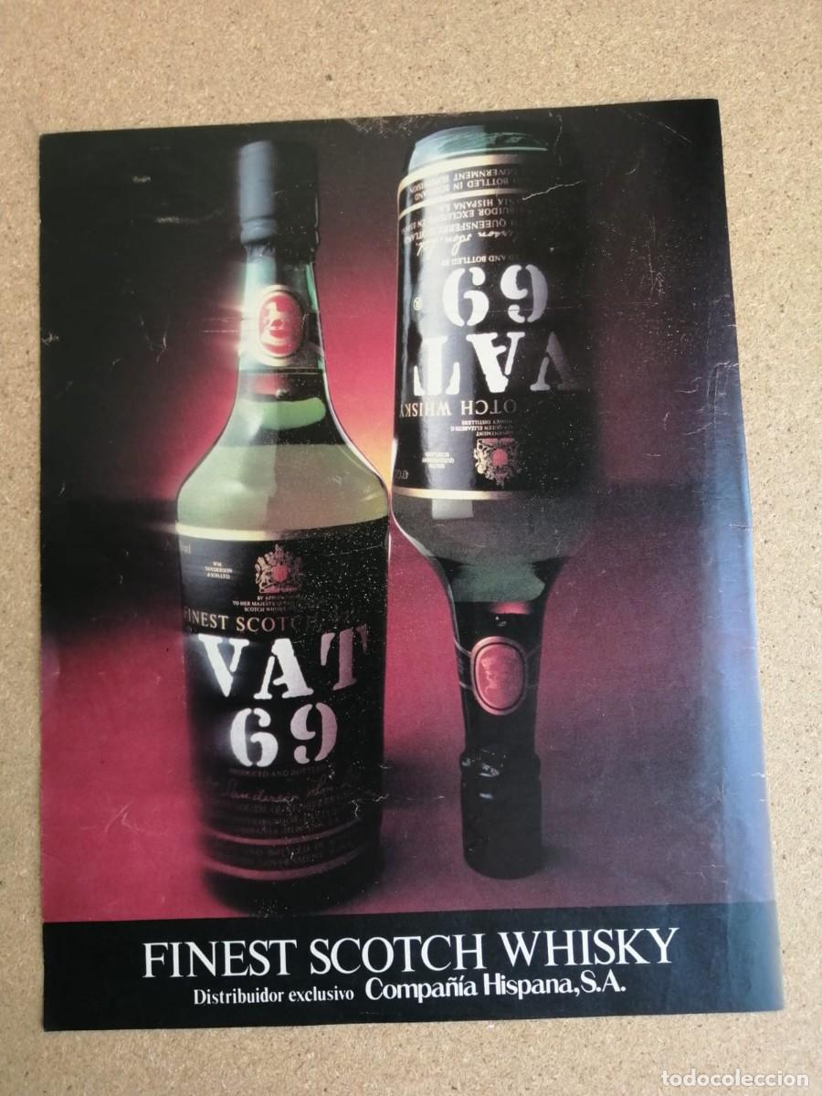 Otros art&iacute;culos de coleccionismo en papel: ANUNCIO. WHISKY VAT 69