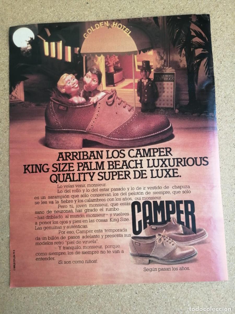 Otros art&iacute;culos de coleccionismo en papel: ANUNCIO. CALZADOS CAMPER