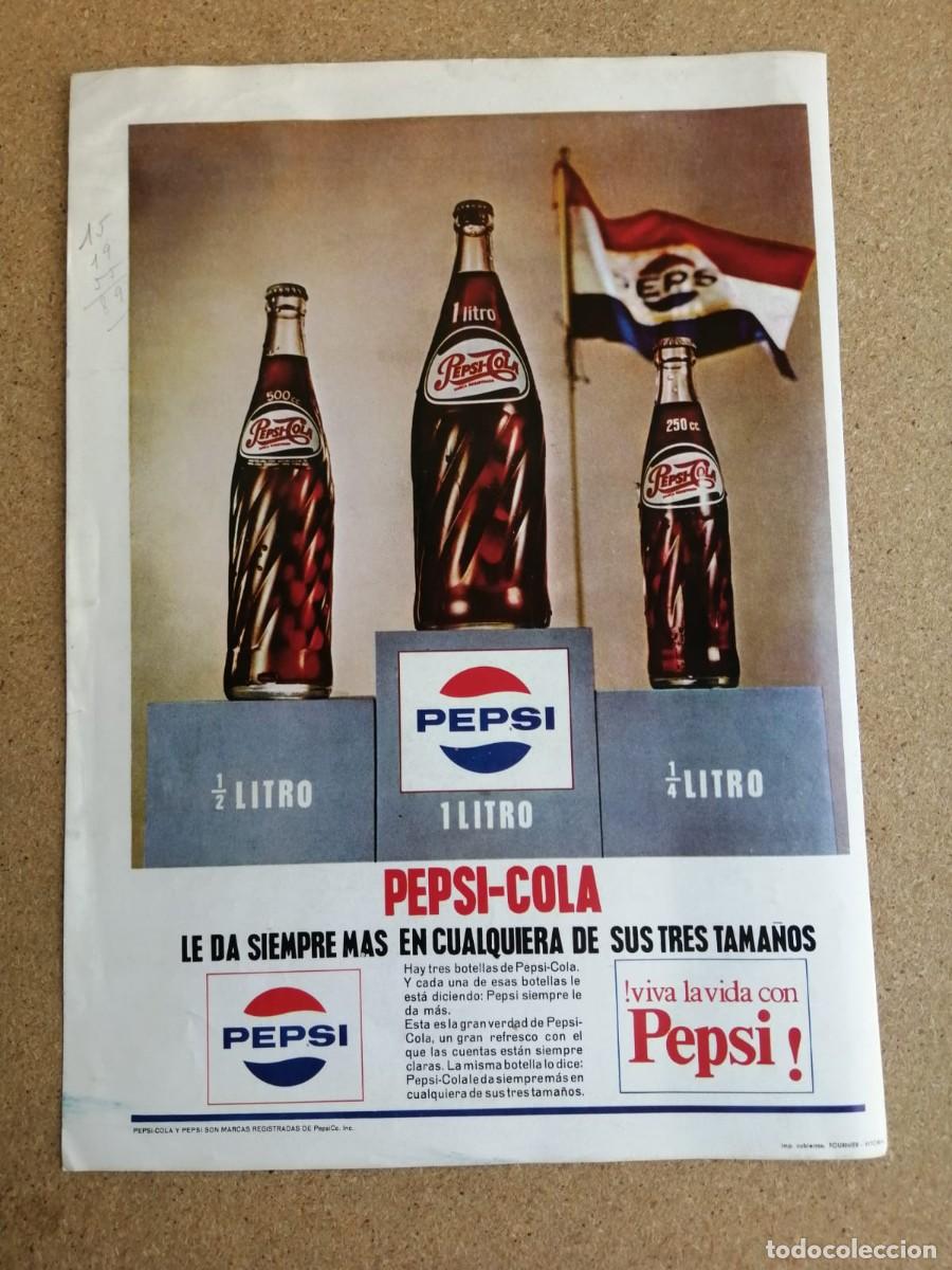 Otros art&iacute;culos de coleccionismo en papel: ANUNCIO. PEPSI COLA.