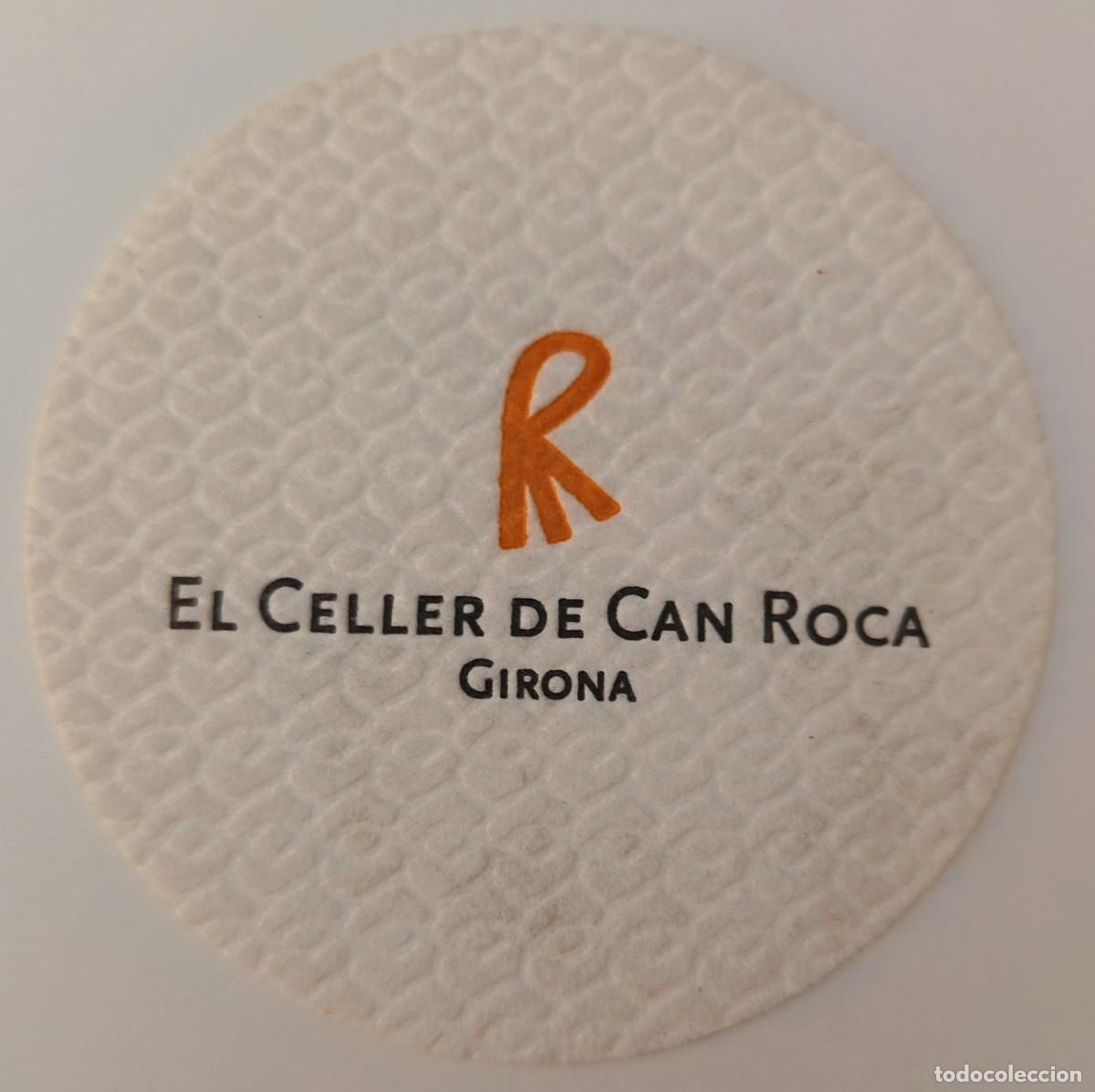 Otros art&iacute;culos de coleccionismo en papel: Posavasos. Posavasos redondo. El Celler de Can Roca. Girona.