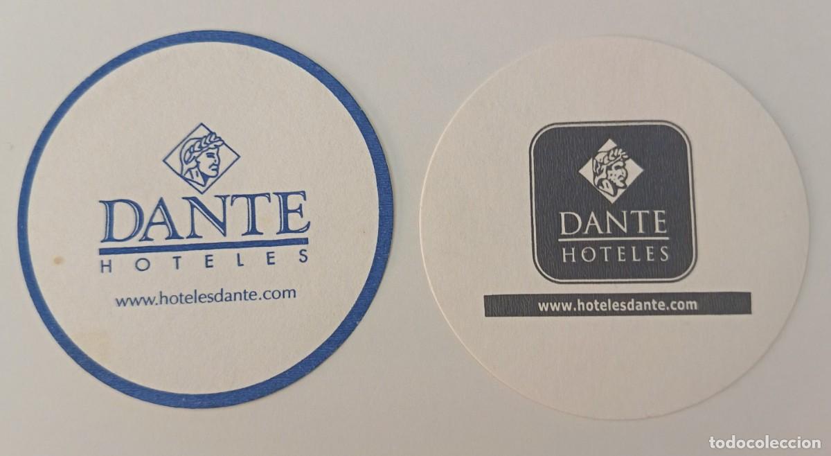 Otros art&iacute;culos de coleccionismo en papel: 2 Posavasos. Posavasos redondos. Dante Hoteles.