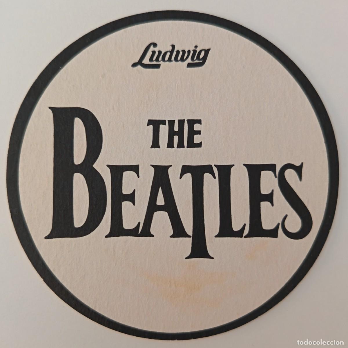 Otros art&iacute;culos de coleccionismo en papel: Posavasos. Posavasos redondo. Ludwig The Beatles.