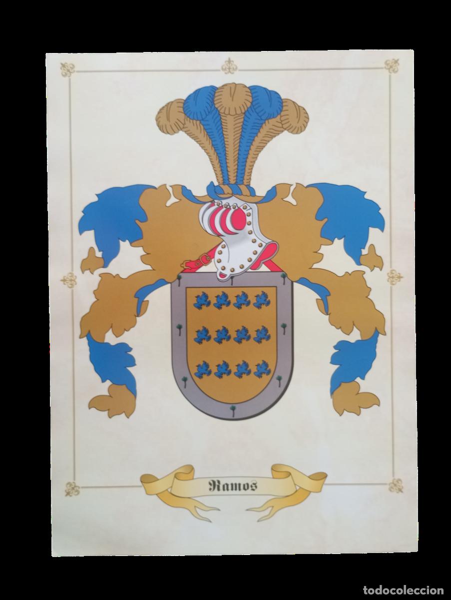Otros art&iacute;culos de coleccionismo en papel: APELLIDO RAMOS LAMINA PAPEL COUCH&Eacute; 34 CENTIMETROS LG29