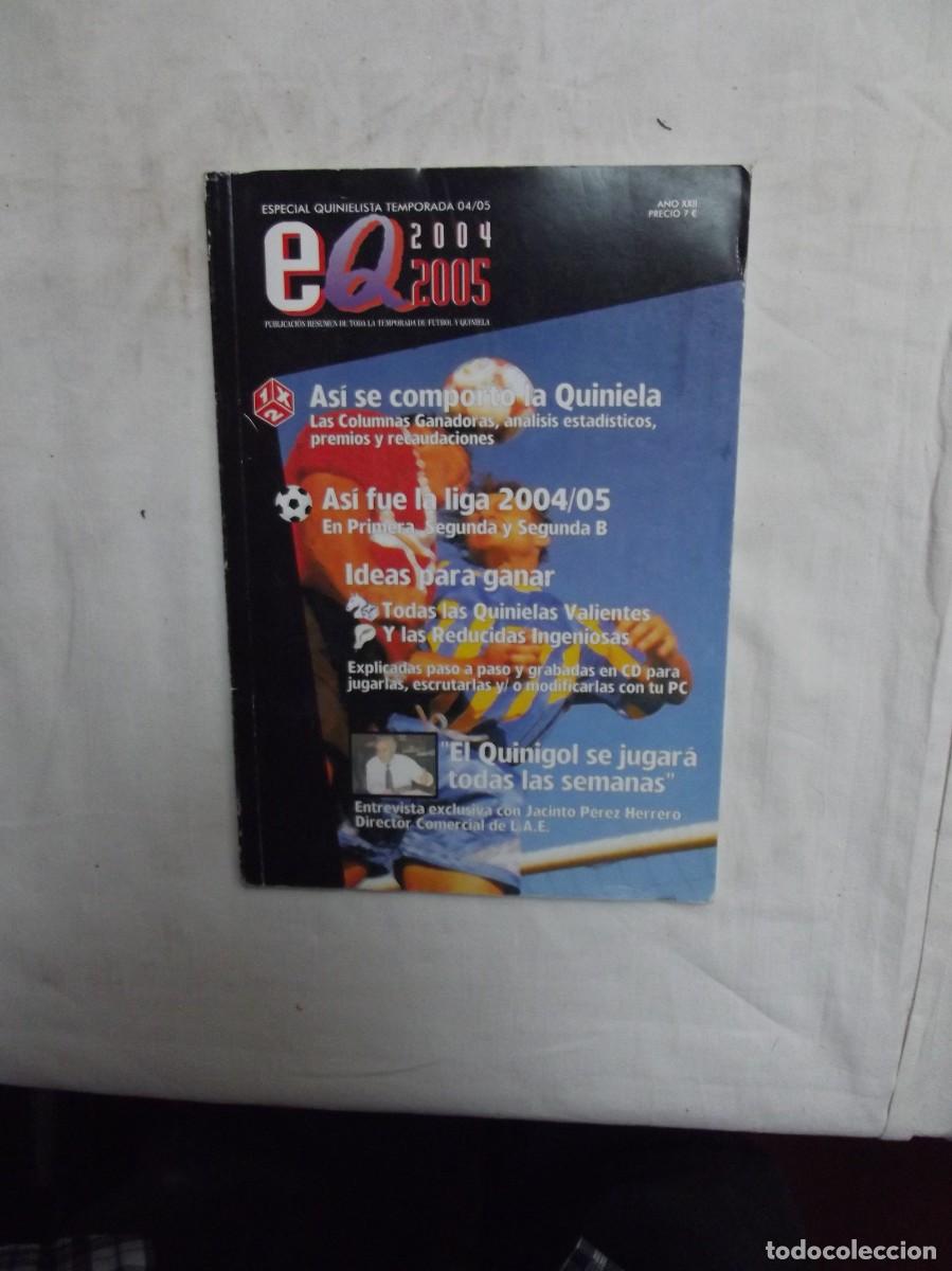 Otros art&iacute;culos de coleccionismo en papel: EQ ESPECIAL QUINIELISTA 2004 - 2005
