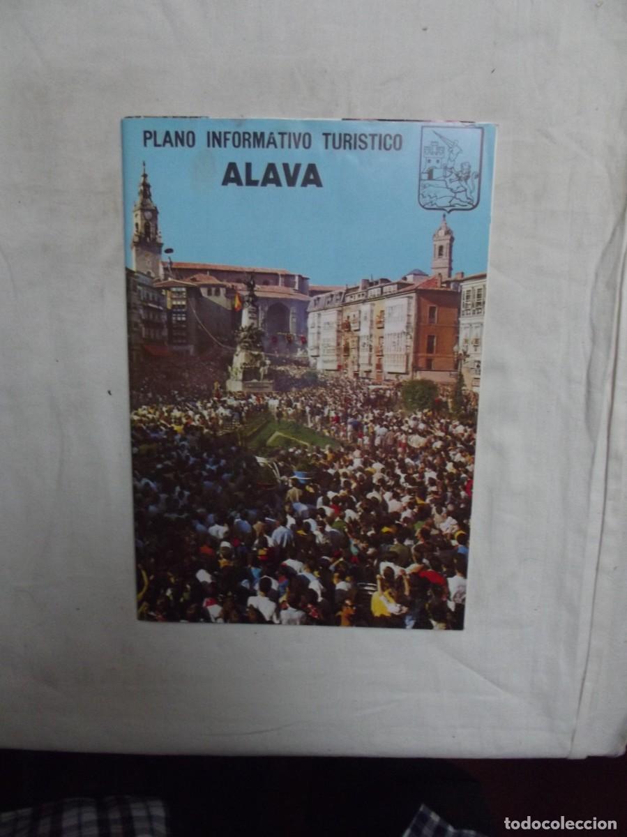Otros art&iacute;culos de coleccionismo en papel: PLANO INFORMATIVO TURISTICO ALAVA