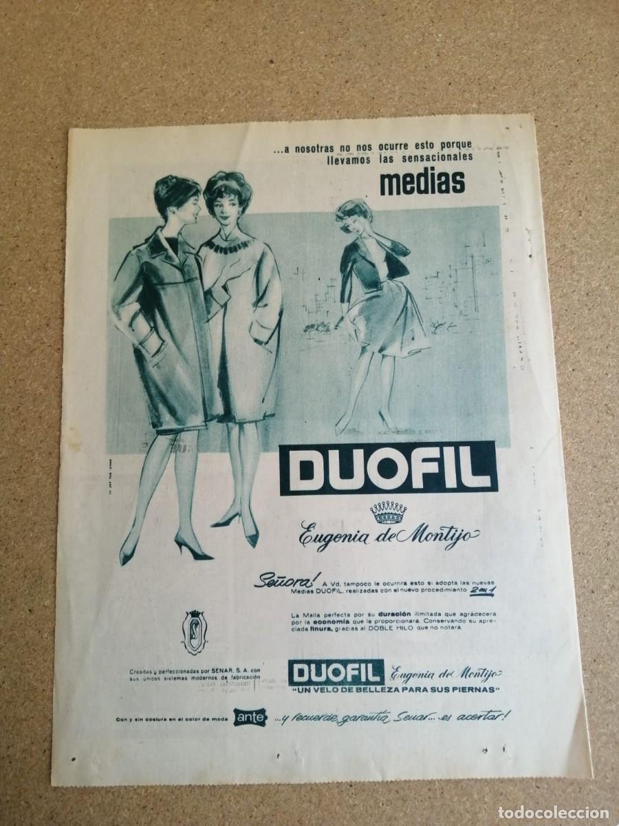 Otros art&iacute;culos de coleccionismo en papel: ANUNCIO. MEDIAS DUOFIL