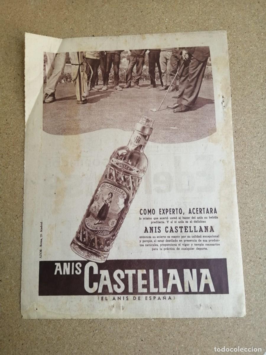 Otros art&iacute;culos de coleccionismo en papel: ANUNCIO. ANIS CASTELLANA, EL ANIS DE ESPA&Ntilde;A