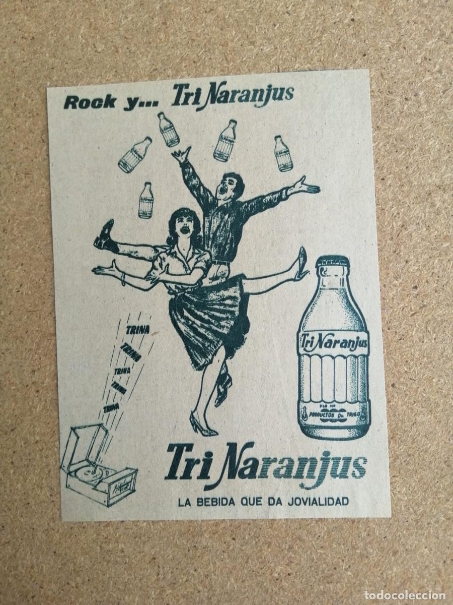 Otros art&iacute;culos de coleccionismo en papel: ANUNCIO. TRINARANJUS Y... ROCK