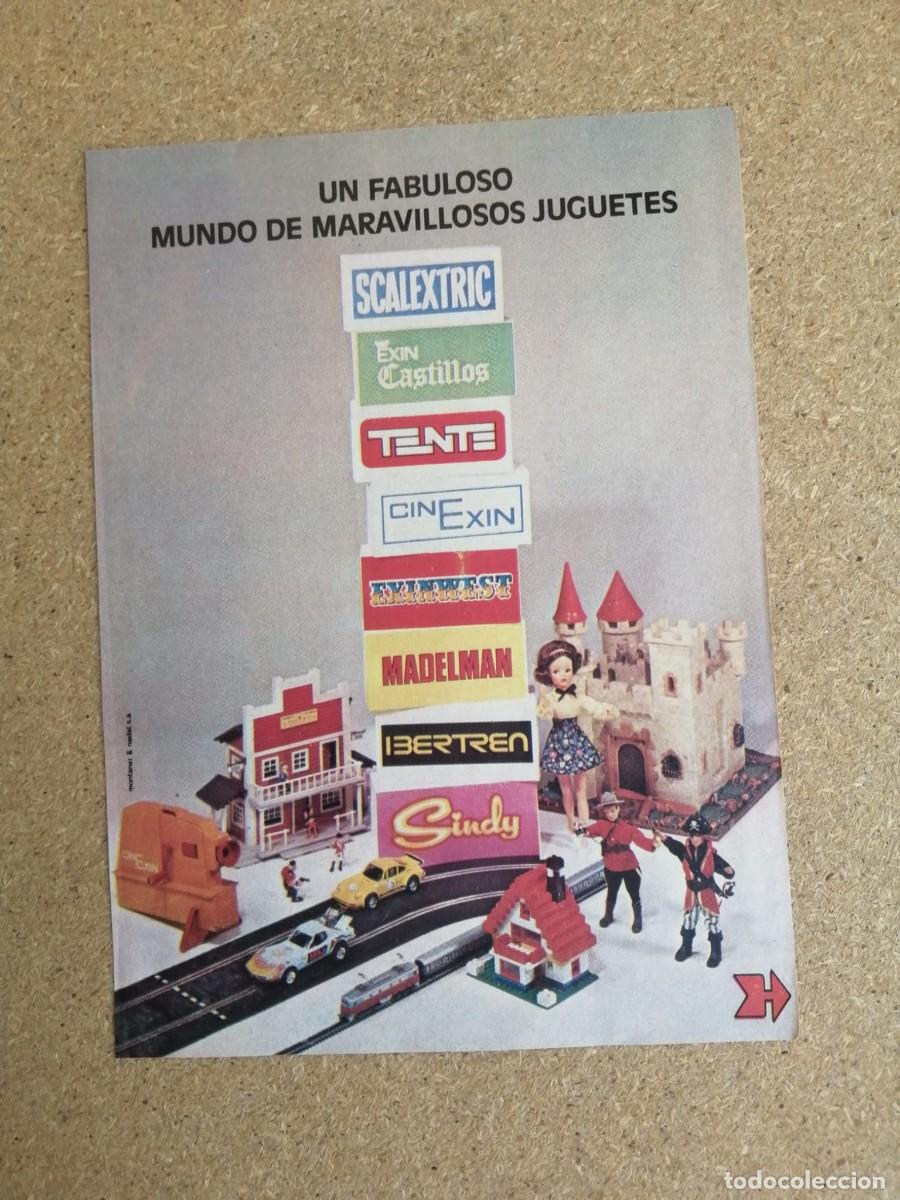 Otros art&iacute;culos de coleccionismo en papel: ANUNCIO. LIBRETO JUGUETES (MADELMAN - SCALEXTRIX - CINE EXIN - SINDY -...)