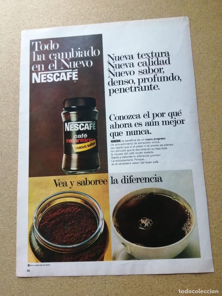 Otros art&iacute;culos de coleccionismo en papel: ANUNCIO. NESCAFE....