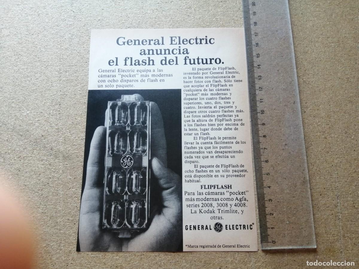 Otros art&iacute;culos de coleccionismo en papel: ANUNCIO. GENERAL ELECTRIC
