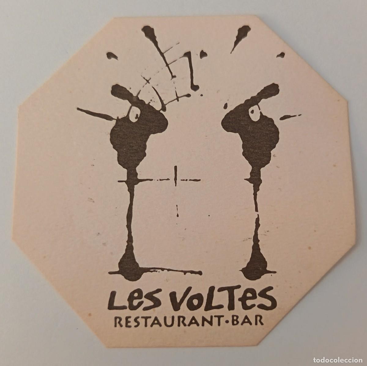 Otros art&iacute;culos de coleccionismo en papel: Posavasos. Posavasos Les Voltes. Restaurant Bar.