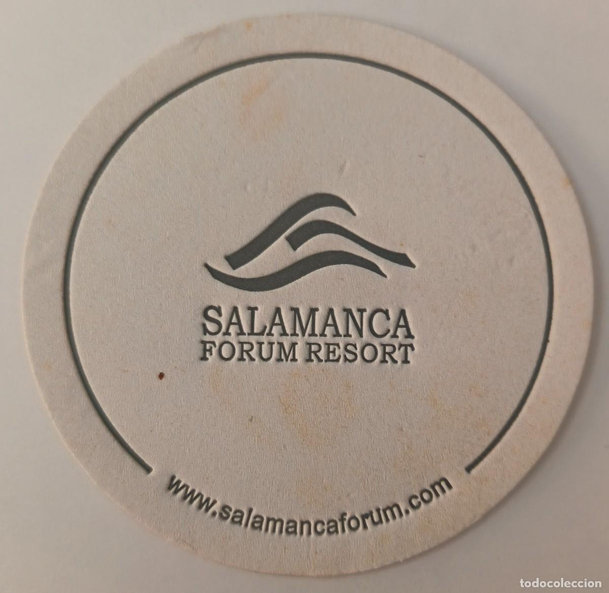 Otros art&iacute;culos de coleccionismo en papel: Posavasos. Posavaso redondo. Salamanca Forum Resort.