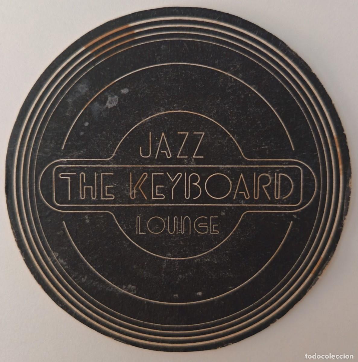 Otros art&iacute;culos de coleccionismo en papel: Posavasos. Posavaso redondo. Jazz The Keyboard Lounge.