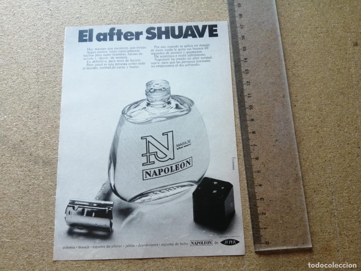 Otros art&iacute;culos de coleccionismo en papel: ANUNCIO. AFTER SHAVE NAPOLEON