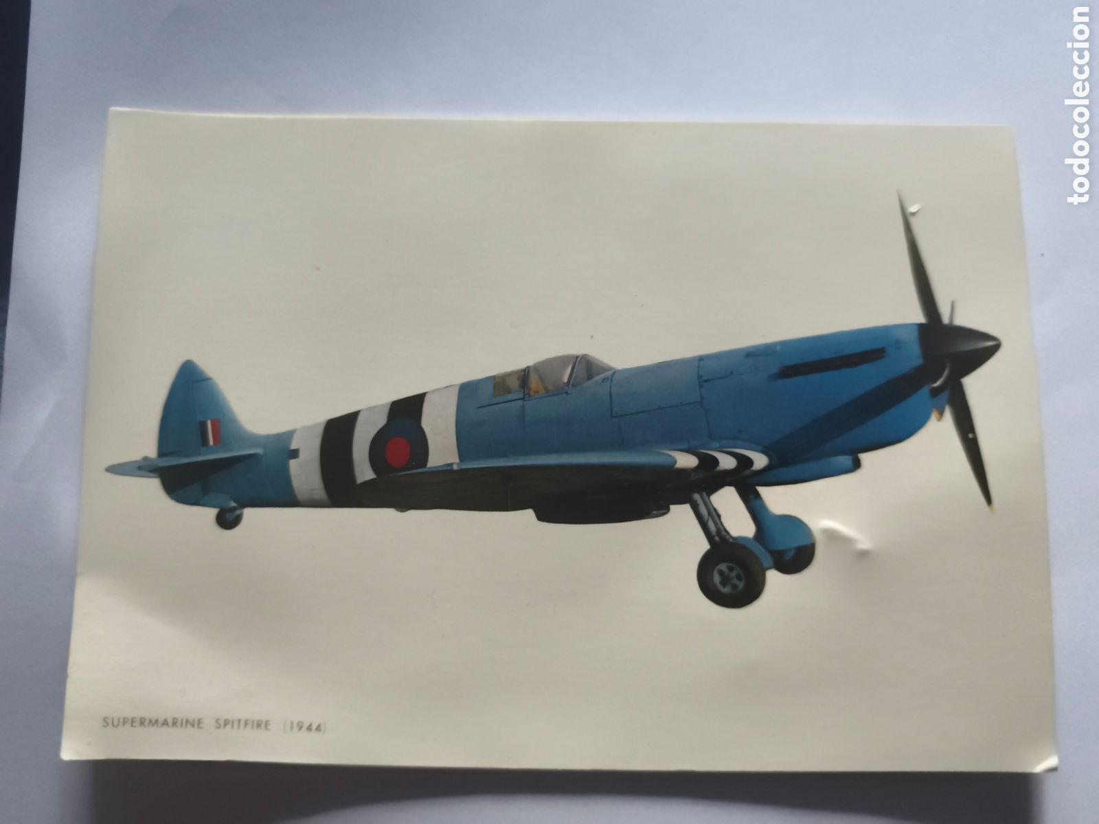 Otros art&iacute;culos de coleccionismo en papel: POSTAL AVION SUPERMARINE SPITWFIRE 1944