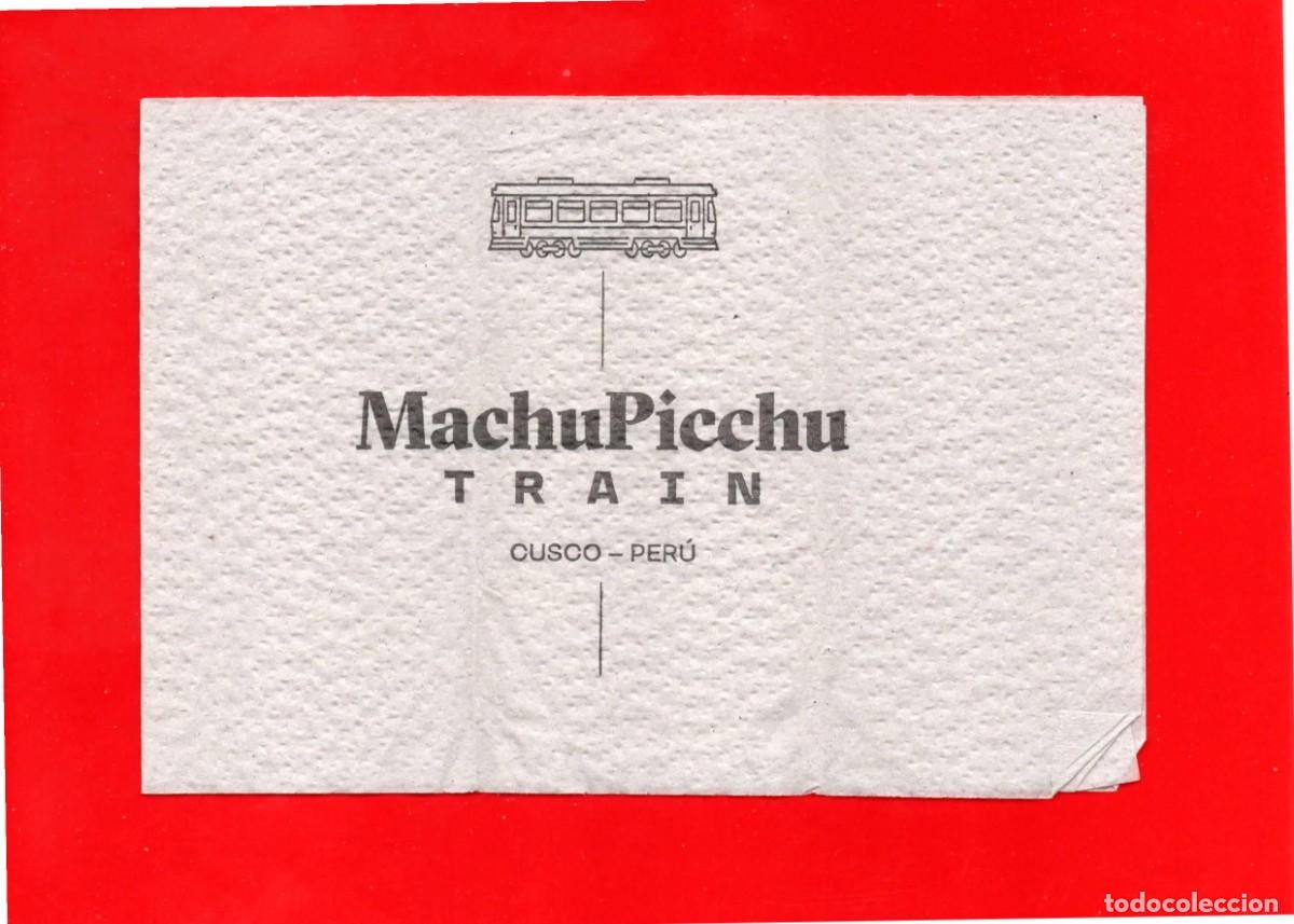 Otros art&iacute;culos de coleccionismo en papel: SERVILLETA de PAPEL - TREN DE MACHU PICHU - PER&Uacute; (2026)