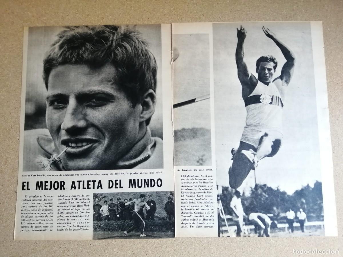 Otros art&iacute;culos de coleccionismo en papel: REPORTAJE. KURT BENDLIN, EL MEJOR ATLETA DEL MUNDO