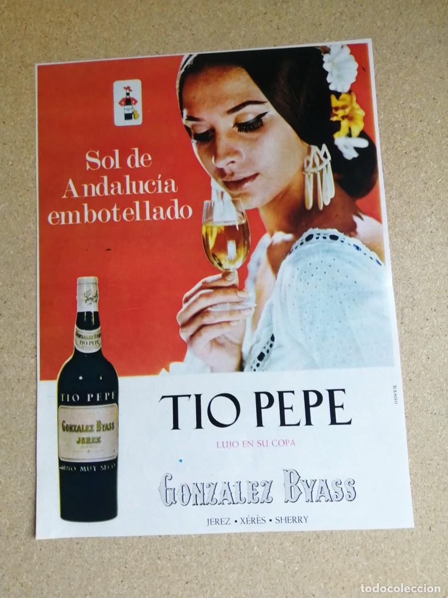 Otros art&iacute;culos de coleccionismo en papel: ANUNCIO. TIO PEPE DE GONZALEZ BYASS