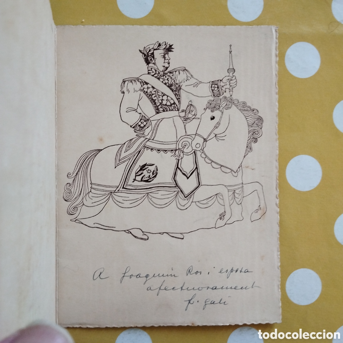 Otros art&iacute;culos de coleccionismo en papel: FRANCESC D'ASS&Iacute;S GALI MEN&Uacute; DINAR DE GERMANOR SALA ROVIRA DEDICAT&Ograve;RIA AUTOGRAFA JOAQUIM ROS BOFARULL