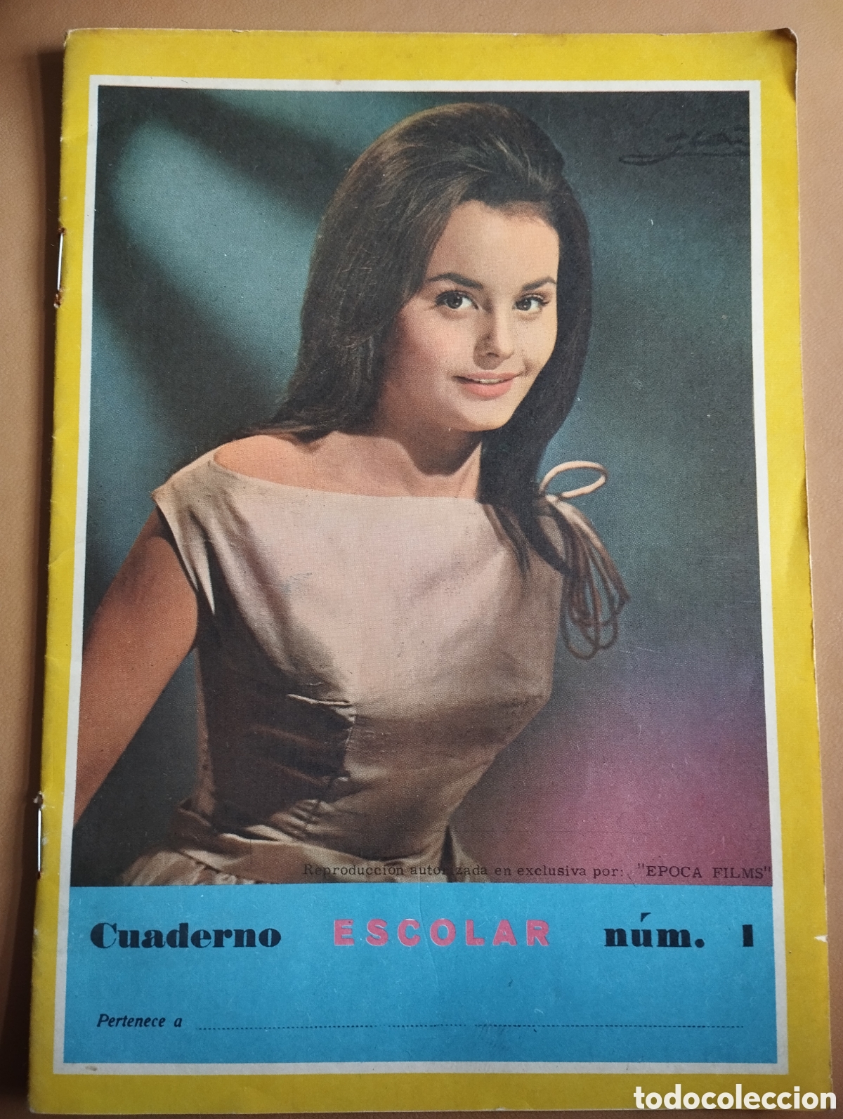 Otros art&iacute;culos de coleccionismo en papel: Cuaderno escolar Roc&iacute;o Durcal a&ntilde;o 1964