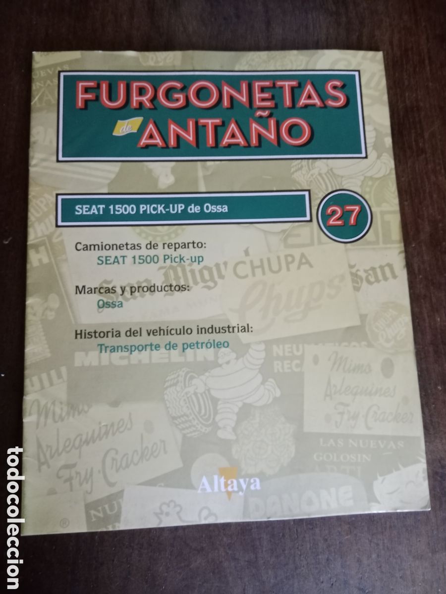 Otros art&iacute;culos de coleccionismo en papel: Fasc&iacute;culo furgoneta de anta&ntilde;o Seat 1500